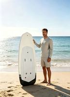 Fabrication OEM, nouvelle conception 2026, moteur puissant, fibre de carbone, sports nautiques, Efoil, planche de surf électrique hydrofoil