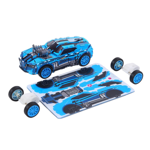 Fabrik OEM diy kunststoff <span class=keywords><strong>cubic</strong></span> spaß 3d puzzle auto spielzeug für kinder - Product Image 1