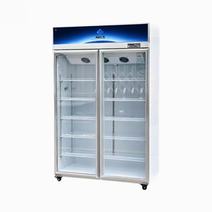 Refrigerador Comercial de 800L con Vitrina y 2 Puertas de Vidrio, Equipo de Refrigeración de Bebidas para Uso en Tiendas, Apto para S - Product Image 3
