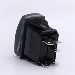 Marine Rocker chuyển đổi Nhà cung cấp xe RV sửa đổi Marine chuyển đổi ON-OFF-on nhựa push button với logo LED illuminate - Product Image 6