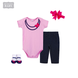 Set regalo di abbigliamento per bambini all'ingrosso di vendita caldo 4 pezzi, confezione regalo per neonati per bambini di belle ragazze - Product Image 3