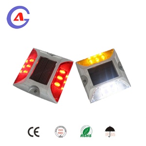 Marcador de Pavimento Reflectante Tipo Ojo de Gato, Tachuela Solar LED Intermitente para Carreteras en Diferentes Colores - Product Image 6