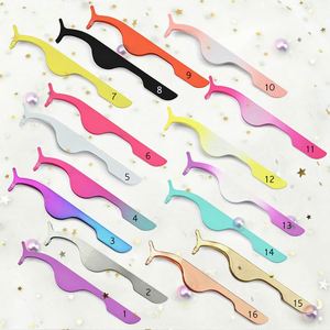 Pince à épiler volume en acier inoxydable pour extensions de cils, marque privée - Product Image 6