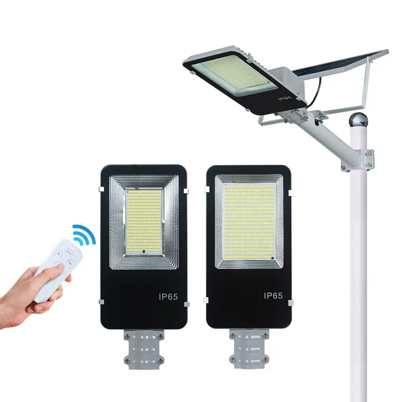 Split type solar street lights all in two street light with solar panel and battery