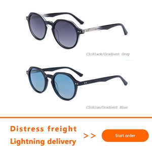 2024 lujo Premium personalización gruesa moda Gafas Sol marca gafas de sol diseñador acetato gafas de sol para mujeres - Product Image 4