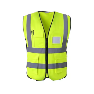 Protective Breathable Colorful Reflective Clothing Reflective Vest Custom Multi-pocket Construction - Product Image 2