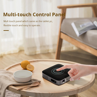 Hotack D061 Proyector de Video Full HD para Cine en Casa Proyector Inteligente con Android TV para Teléfono Móvil Proyector Portátil Mini 4K