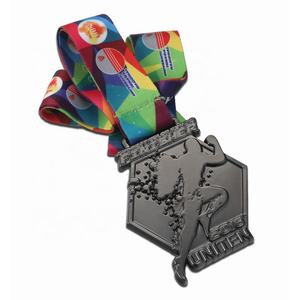 الأفضل مبيعًا على شكل قلب لركوب الدراجات وسباق ركوب الدراجات اصنع كأس الشريط الخاص بك مع طباعة الشاشة الحريرية - Product Image 4