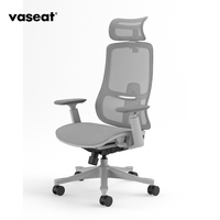 Repose-pieds d'ordinateur réglable en tissu de qualité, chaise de bureau confortable et ergonomique