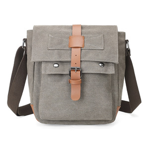 Bolso Bandolera de Cuero Vintage Marrón para Viajes al Aire Libre, Bolso Mensajero, Superventas, Personalizable con Logotipo para Negocios - Product Image 4