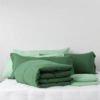 Ensemble de couette matelassée toute saison de qualité supérieure, 7 pièces, réversible, en microfibre, ensemble de literie