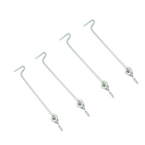 Galvanized Wind Hooks Screw Type Sheep Eye Head 2.8*50 To 4.3*200mm For Door Window And <b>Lock</b> Use - Product Image 1