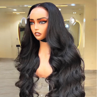 Perruque de Cheveux Vierges Vietnamiens Non Traités Super Double Drawn Haute Qualité en Gros, Lisses Comme des Baguettes, Cheveux Remy, Frontale Sans Colle, Grande Longueur