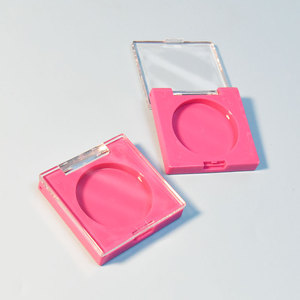 Clair <span class=keywords><strong>Vide</strong></span> Pan carré Fard À Paupières Cube En Plastique Compact Poudre étui Transparent Blush clair Cosmétique <span class=keywords><strong>Vide</strong></span> Fard À Paupières Palette étui - Product Image 6