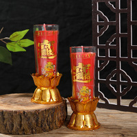 Hochwertige 24-Stunden-Butterlampe Lotus Candle Großhandel Votiv Ghee Paraffin wachs Bienenwachs Soja wachs Kokosnuss wachs Diwali Partys