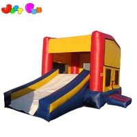 Trampoline gonflable commercial de maison de château gonflable avec toboggan combo pour enfants