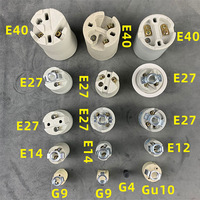 E40 E27 E26 GU10 MR16 GU5.3 R7S G4 G9 Support de lampe en céramique Bases de lampe SKD Accessoires Support de lampe en fil de céramique pour ampoule