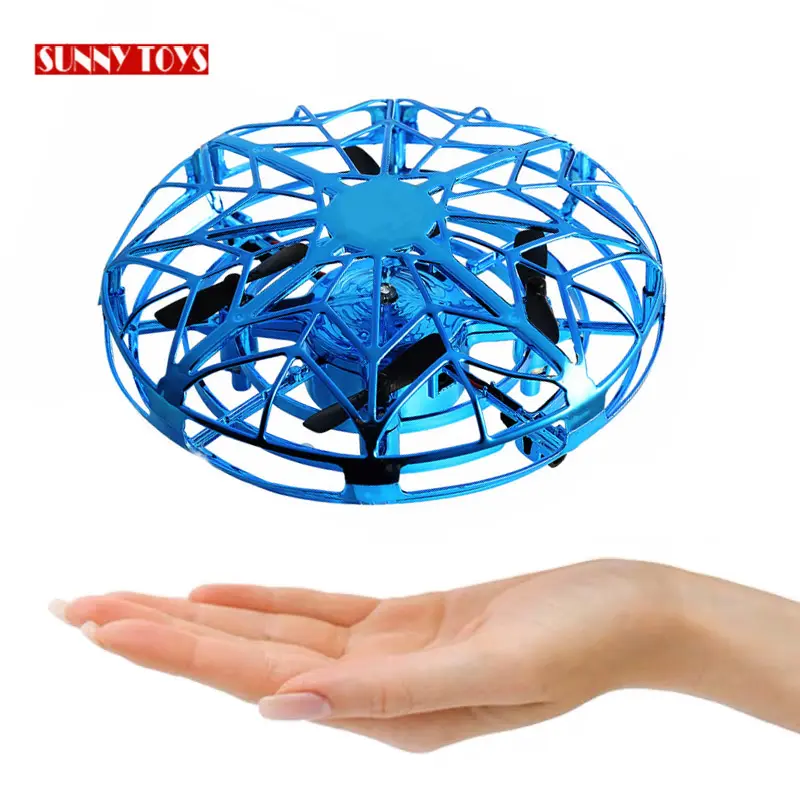 easy indoor outdoor flying ball gesture sensing UFO controlled toy mini hand operated drone for kids adults
