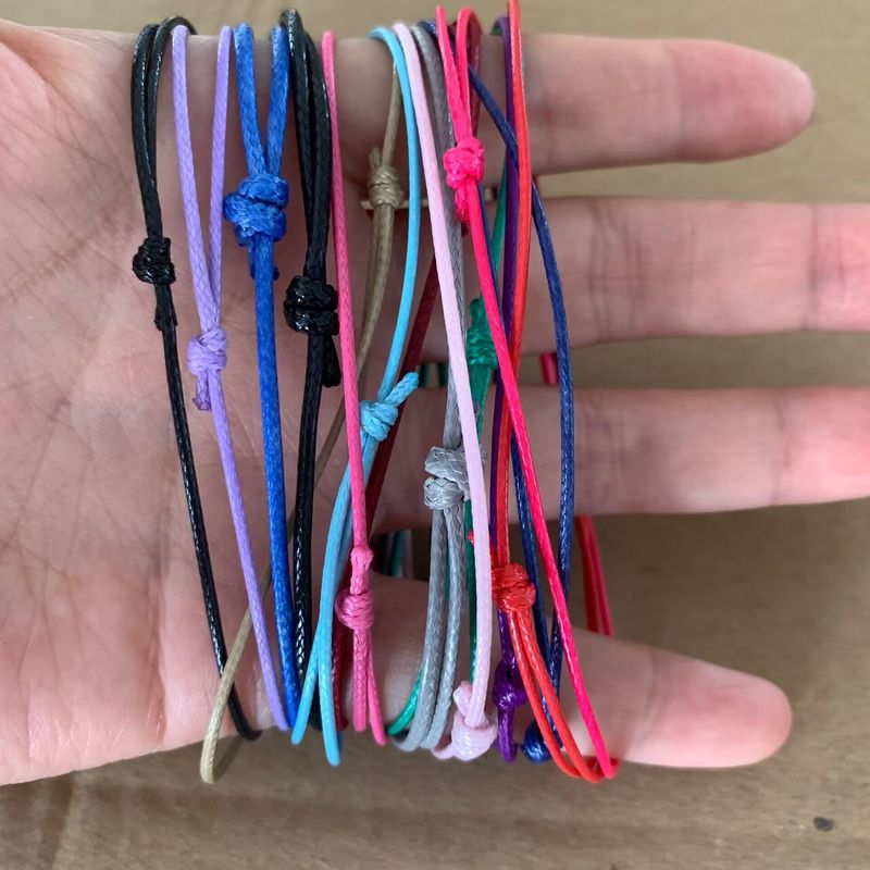 Unisex DIY Braided Knotted Bracelet Korean