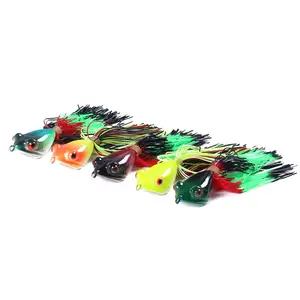 Leurre de pêche souple pour <span class=keywords><strong>grenouille</strong></span> sautante, 10 cm, 9 g, vente en gros, pour la pêche au bar - Product Image 1