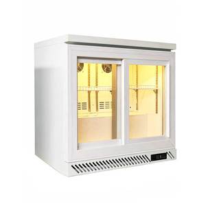 <span class=keywords><strong>Mini</strong></span>-réfrigérateur à température unique avec porte vitrée LED, refroidissement direct, 1 étagère, pour comptoir de bar, vitrine à <span class=keywords><strong>vin</strong></span>, usage en supermarché - Product Image 5