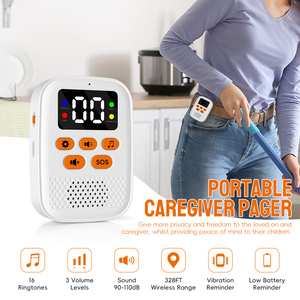 Khẩn cấp SOS báo động y tế hệ thống cảnh báo cuộc gọi không dây máy chủ người chăm sóc máy nhắn tin nút gọi LED hiển thị hệ thống giám sát người cao tuổi - Product Image 3