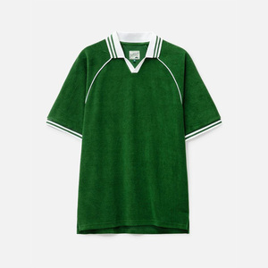Unisex Polo da <span class=keywords><strong>calcio</strong></span> Unisex <span class=keywords><strong>con</strong></span> colletto <span class=keywords><strong>maglia</strong></span> da <span class=keywords><strong>calcio</strong></span> Unisex <span class=keywords><strong>con</strong></span> Logo sportivo a luce <span class=keywords><strong>verde</strong></span> e bianca - Product Image 1