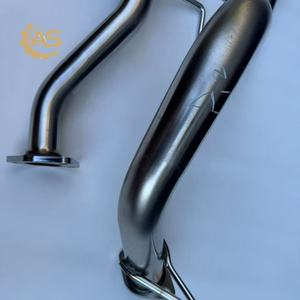 Aosu 2023 Mitsubishi <span class=keywords><strong>Nex</strong></span> Triton 2,4 4N16 Twin-Turbo 2.4L Turbo <span class=keywords><strong>Dual</strong></span> tubo de escape de acero inoxidable 1,5mm de espesor acabado liso - Product Image 3