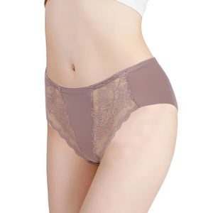 UOKIN-Calzoncillos de algodón de cintura media para mujer, ropa interior de tela de nailon de alta calidad - Product Image 3