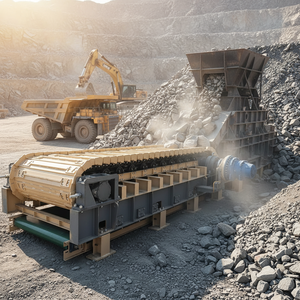 Alimentateur à tablier électrique sur mesure pour moteur, en acier au manganèse résistant à l'usure, capacité de 3500 t/h, prolonge la durée de <span class=keywords><strong>vie</strong></span> - Product Image 1