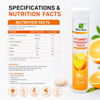Comprimés effervescents à l'orange douce, vitamine C et 5-HTP, 4g*20, soutien immunitaire pour adultes, OEM ODM