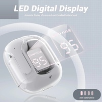 Auriculares Inalámbricos para Juegos Air31 de Baja Latencia, Auriculares TWS con Control Táctil 5.3, Pantalla Digital LED para Teléfono Inteligente