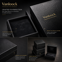 Coffret de luxe noir pour bijoux – Boîte à bagues, boîte à colliers, boîte à bracelets personnalisées – Coffret cadeau haut de gamme – Vente en gros OEM ODM