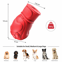 Juguete para Perros con Forma de Guante de Boxeo, con Superficie de Goma Texturizada para Masticar y Jugar, Listo para Personalizar (OEM)