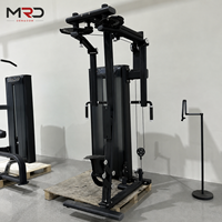 Machine à exercices réglable Mairuida en acier pour pectoraux et délipeurs dorsaux, pile de poids de 70 kg, poids maximal de l'utilisateur de 150 kg, pour l'entraînement de force des pectoraux et des épaules