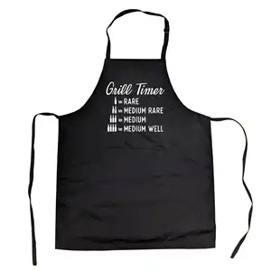 Funny Backyard BBQ Dad Summer Graphic Gift Beer Grill Timer Cookout Apron