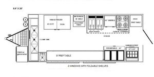 Fully Equipped Stainless Steel Fiberglass Aluminum Mobile Food Truck | Outdoor Fast Food Kitchen Trailer Coffee <b>Machine</b> Rust - Product Image 4