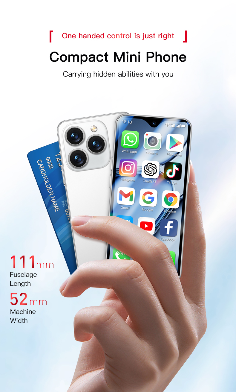 SOYES XS18 Pro Max 4.3インチ グローバル版 4Gミニスマートフォン