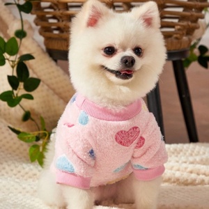 <strong>Fall</strong> Winter New <strong>Flannel</strong> Pet Clothes Soft Warm Dog Cat <strong>Outfit</strong> Valentine Pet Costume Accessories - Product Image 6