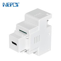 Modul Daya USB 20W Ringkas Port Tipe-C Konverter AC ke DC 240V untuk Pengisian Daya Stopkontak Dinding Terintegrasi Tersedia OEM