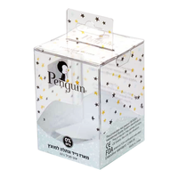 Boîte d'emballage personnalisée en plastique PET pour poudre de maquillage, matériaux recyclés, impression UV, transparente, pour maquillage, rouge à lèvres, perruques