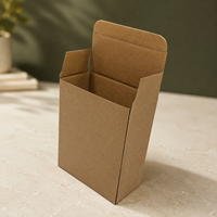 Boîte à souris en carton kraft recyclable personnalisée avec impression de logo pour accessoires électroniques, emballage cadeau de vente au détail, vente en gros