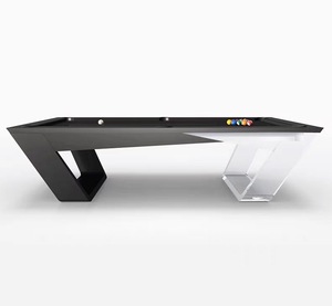 Mesas <span class=keywords><strong>de</strong></span> Billar Modernas <span class=keywords><strong>de</strong></span> Lujo <span class=keywords><strong>de</strong></span> 7, 8 y 9 pies, Directas <span class=keywords><strong>de</strong></span> Fábrica, Patas <span class=keywords><strong>de</strong></span> Acrílico <span class=keywords><strong>Transparente</strong></span>, Marco <span class=keywords><strong>de</strong></span> Madera Negra, Personalizables - Product Image 6