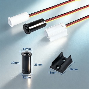 Sensor Gerak Mini PIR Detektor Microwave Inframerah, Digunakan untuk Saklar Lampu Dalam Ruangan 12V 24V DC Saklar Lampu Sensor Gerak Pir - Product Image 4