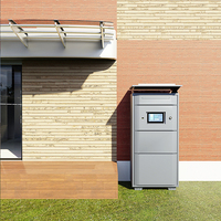 Grossiste Kiosque Panneau solaire Paquet de blanchisserie Courier Smart Colis Stockage boîte aux lettres chargement solaire casier à colis économie d'énergie