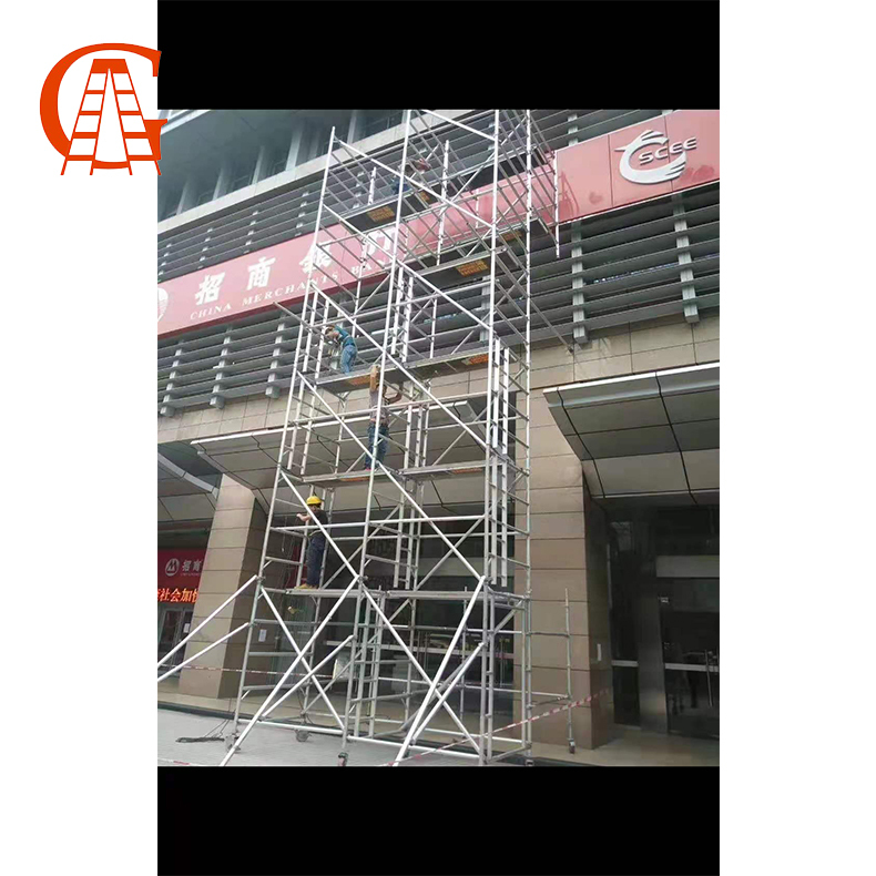 Galvanized Painted Ladder H Frame Walk