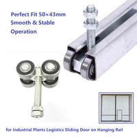 Roue de Portail Cantilever Robuste 200kg-450kg pour Rail 50×43mm