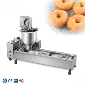 Ligne de production et de friture de beignets commerciaux, machine à frire motorisée haute capacité pour la fabrication de bagels, usine de beignets - Product Image 5