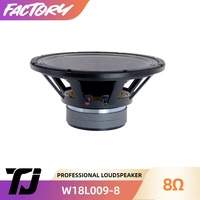 Altavoz Profesional de 18 Pulgadas con Doble Imán para Sistema de Arreglo Lineal, Controlador de Subwoofer de 18'' Autoamplificado OEM