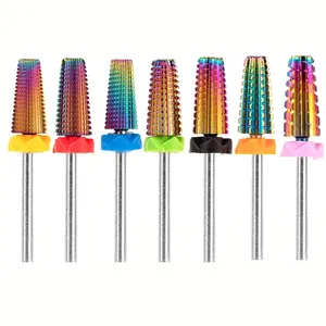 Manicure Pedicure Tools Replace Head Professional Electric Nail Polisher Nail Art Drill Set Bits Stainless Steel Application
